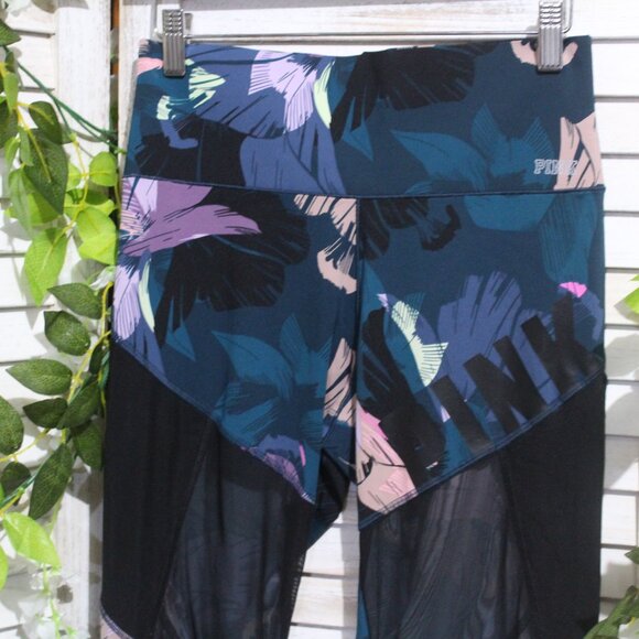 Victoria's Secret PINK | Ultimate High Waist Bonded Mesh Tropical Leggings - Picture 5 of 11